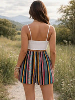 Boho Ethnic Print Shorts
