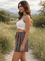 Boho Ethnic Print Shorts