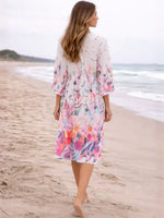 Boho Floral Beach Kimono