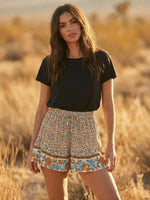Boho Floral Fluid Short