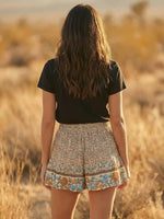 Boho Floral Fluid Short