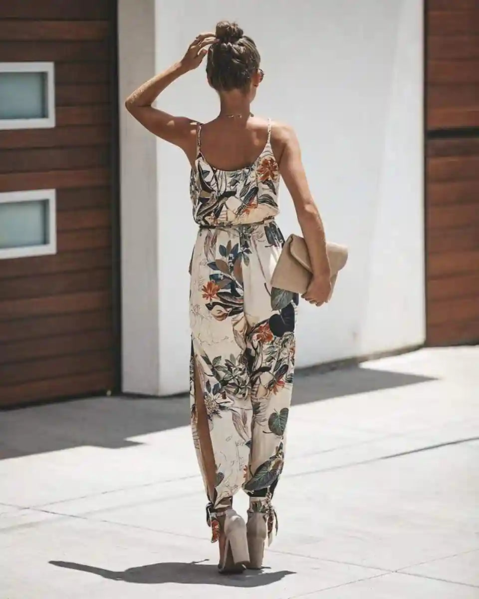 Boho Floral Jumpsuit