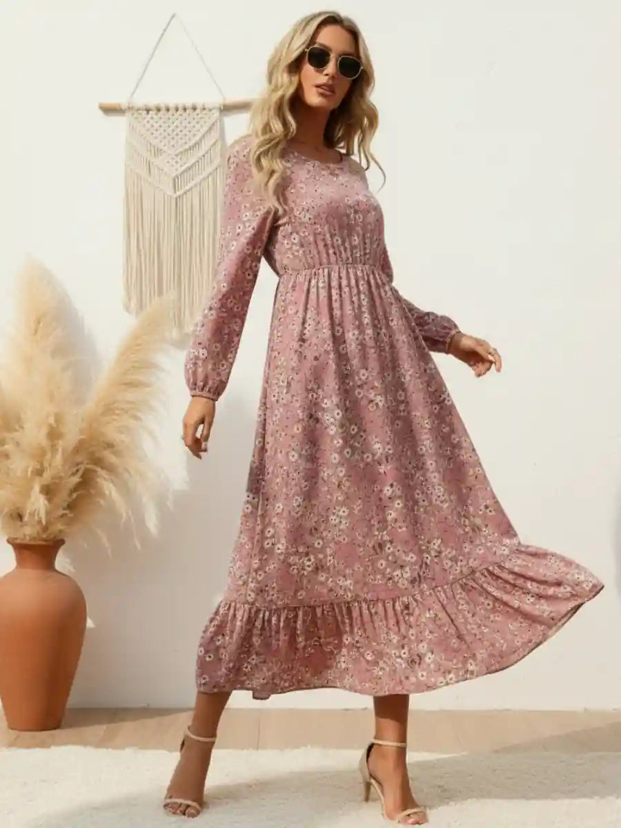 Boho Floral Maxi Dress