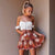Boho Floral Mini Skirt Marjolaine