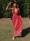 Boho Floral Summer Maxi Dress
