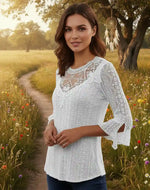 Boho Flouncy Top Lace