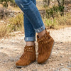 Boho Fringes Stud Boots