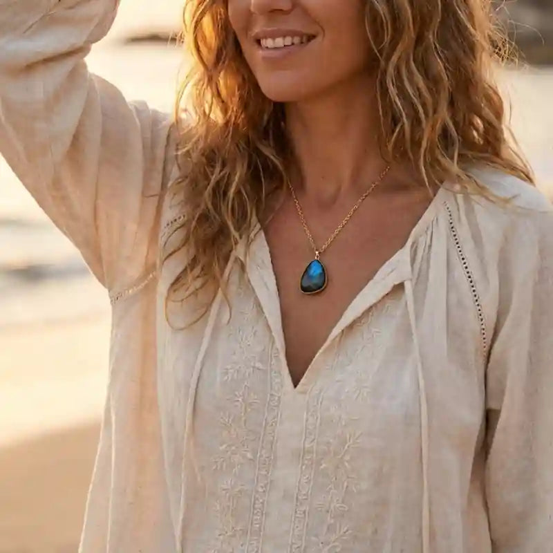 Boho Gold Chain Necklace