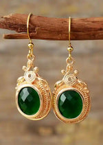 Boho Gold Earrings Wedding