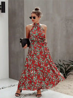 Boho Halter Maxi Dress