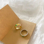 Boho Heart Shaped Open Ring