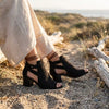 Boho Heeled Open Shoes