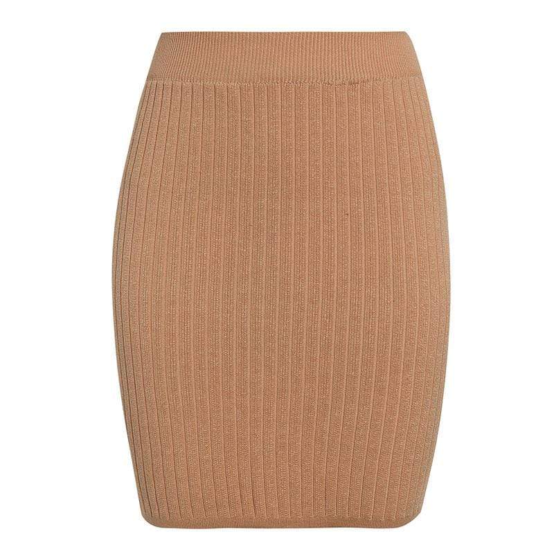 Boho High Waist Body-Conscious Pencil Skirt