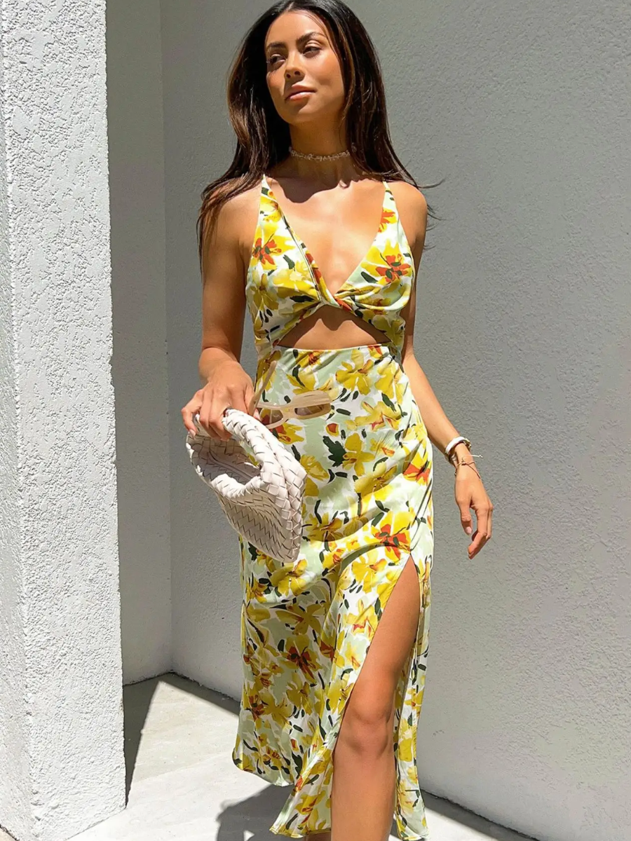 Boho Hippie Chic Maxi Dress