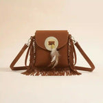 Boho Hippie Gypsy Fringe Crossbody Bag