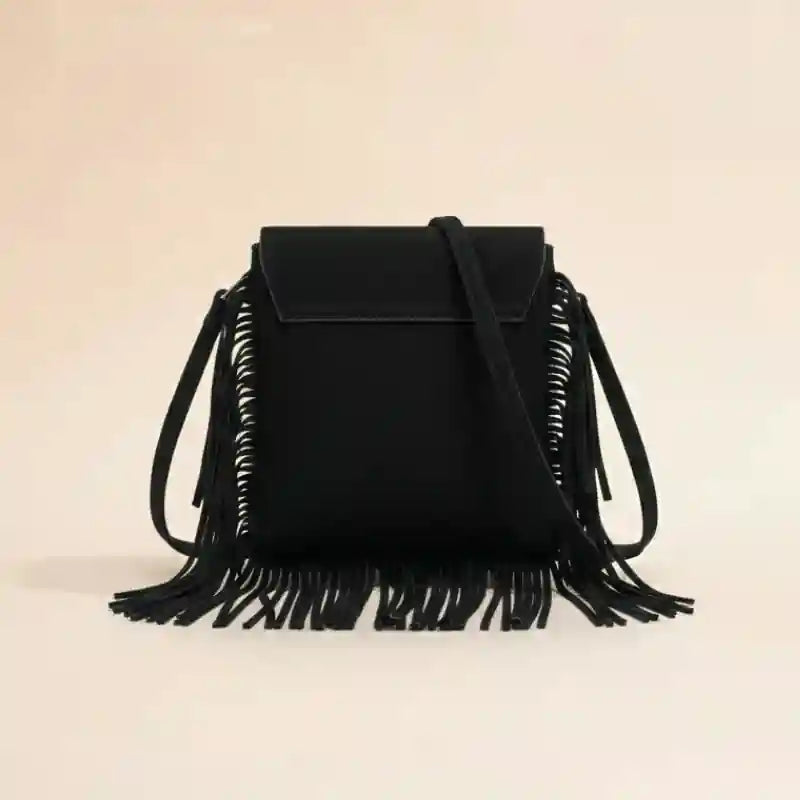 Boho Hippie Gypsy Fringe Crossbody Bag