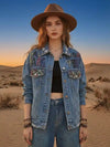 Boho Jacket Denim Cartoon