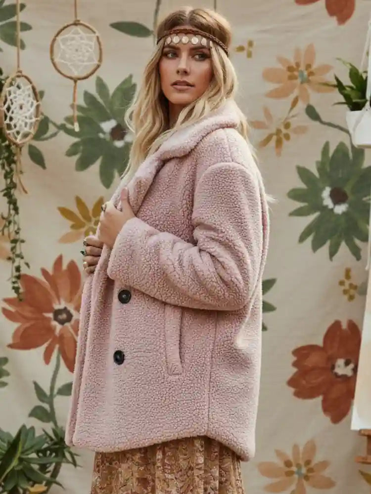 Boho Jacket Faux-Fur Coat