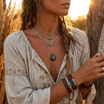 Boho Labradorite Pendant Necklace