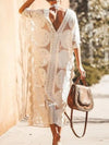 Boho Lace Beach Dress