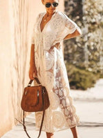 Boho Lace Beach Dress