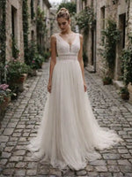 Boho Lace Wedding Dress