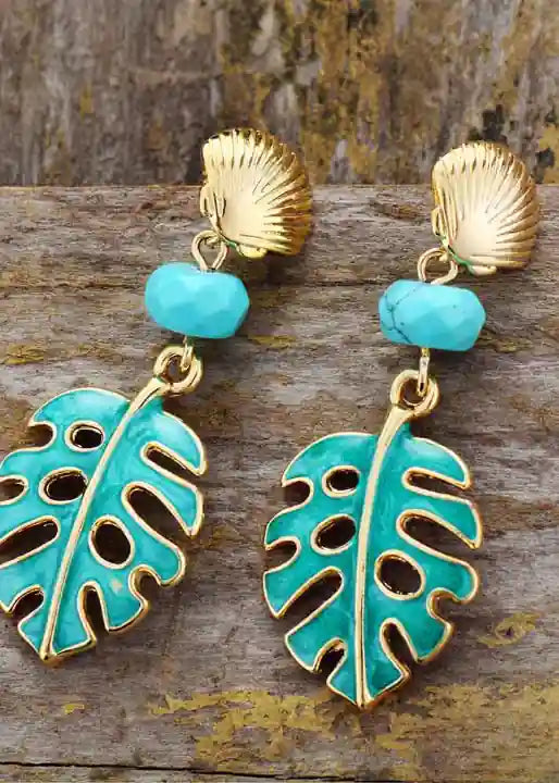 Boho Leaf Earrings