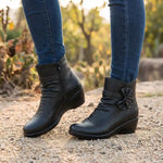 Boho Leather Mid-Boots