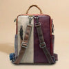 Boho Leather Patchwork Backpack 2-in-1