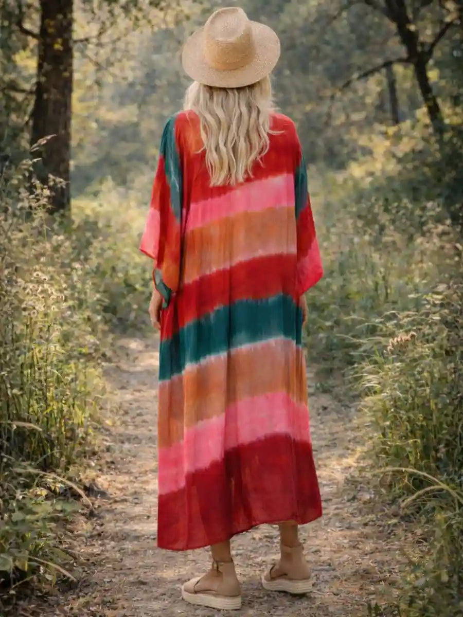 Boho Long Kimono