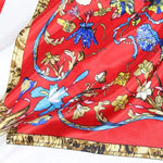 Boho Love Red Scarf Floral print