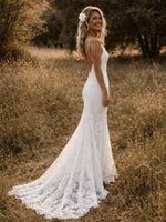 Boho Mermaid Wedding Dress
