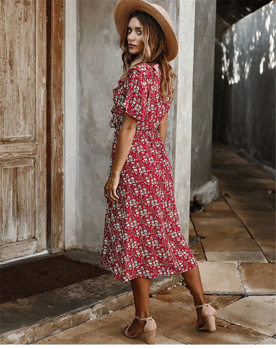 Boho Midi Dress