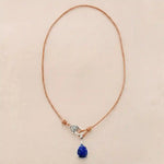 Boho Necklace - Natural Stone Pendant