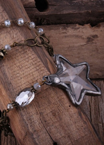 Boho Necklace Long- Crystal Pendant