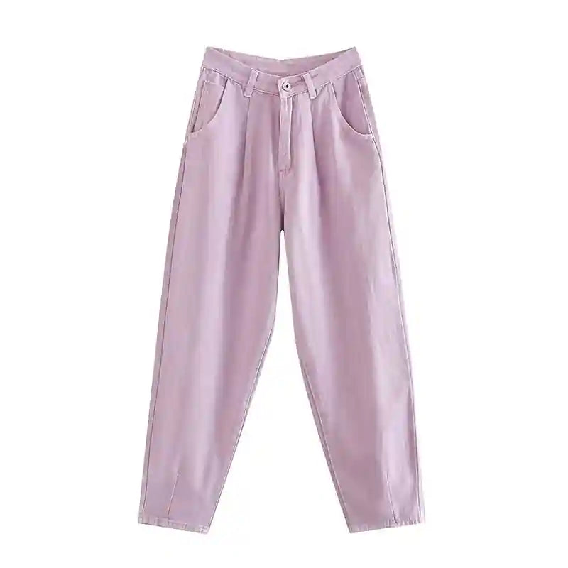 Boho Pants Casual Carrot