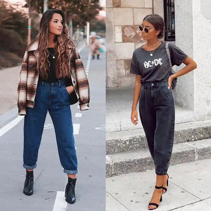 Boho Pants Casual Carrot