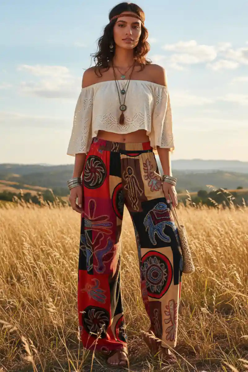 Boho Pants Palazzo Style