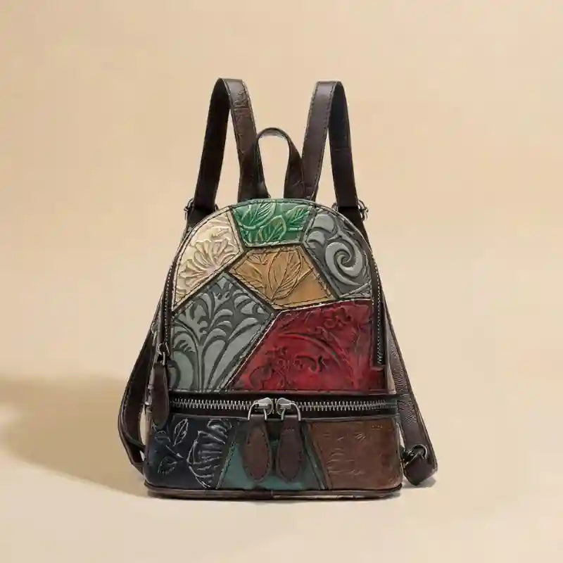 boho leather backpack Boho Patchworks Backpack
