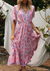 Boho Pink Long Dress