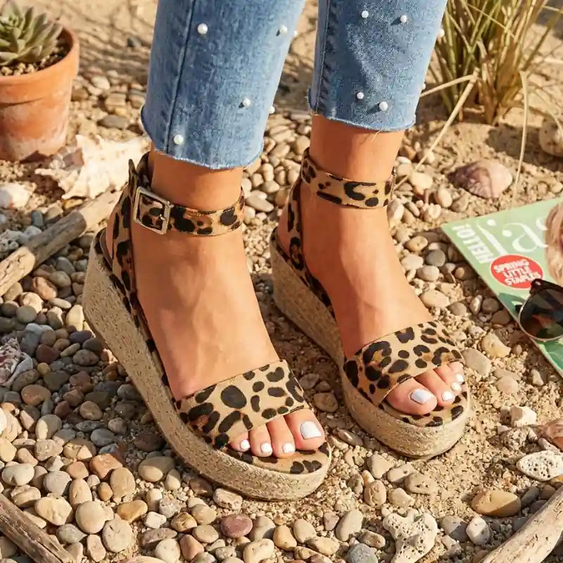 Boho Platform Wedge Sandals