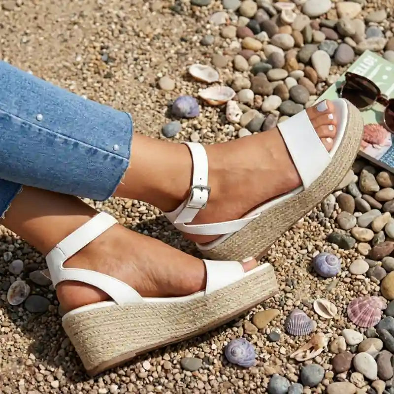 Boho Platform Wedge Sandals
