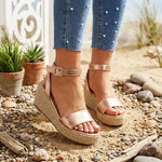 Boho Platform Wedge Sandals