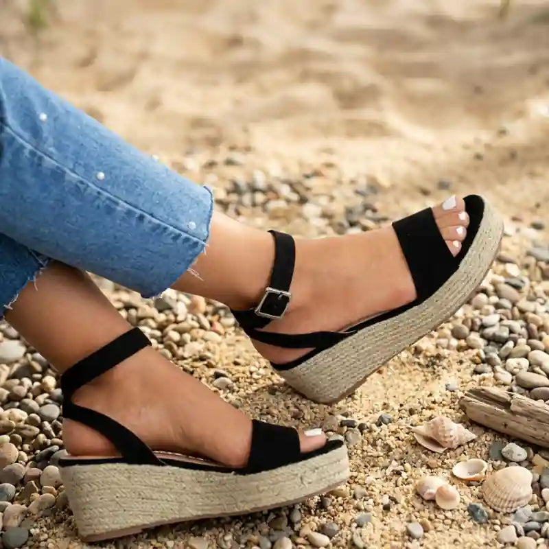 Boho Platform Wedge Sandals