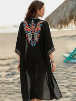 Boho Plus Size Kimono Cover Up