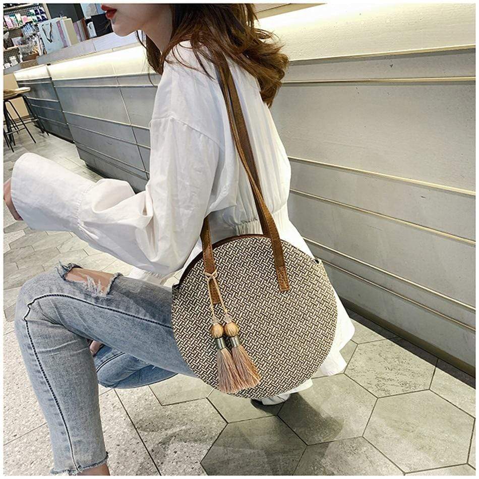 Boho Round Bag