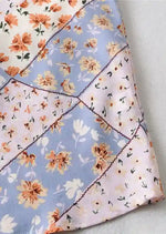 Boho Skirt Mid-length with floral pattern
