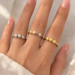 Boho Spinning Fidget Peace Rings