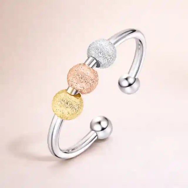 Boho Spinning Fidget Peace Rings