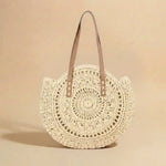 Boho Straw Tote Bag